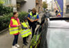 Kontrollen Kanton Basel-Stadt – Aktion «Kids & Cops» – Schulkinder erinnern an das Gebot «Rad steht, Kind geht»