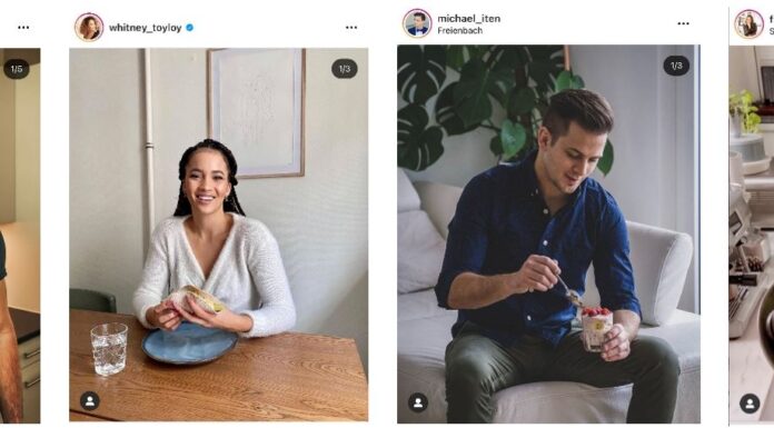 16 Influencer*innen geniessen den Veganuary mit den neuen V-Love Produkten der Migros