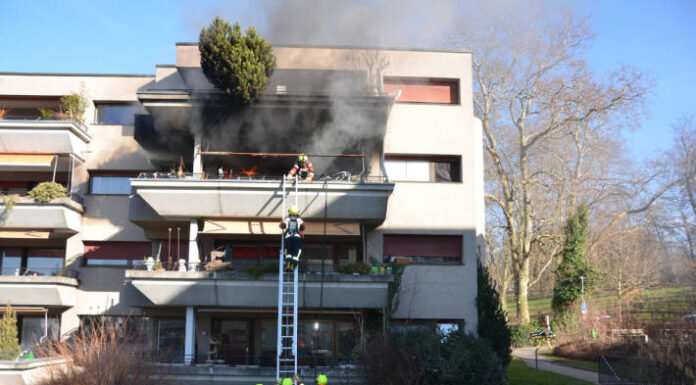 Rorschacherberg SG – Wohnung nach Brand zerstört