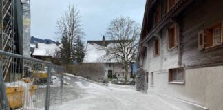 Walchwil ZG – Es schneit Gipspulver