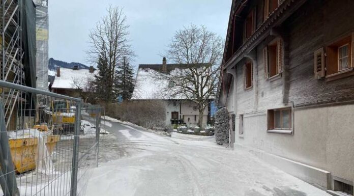 Walchwil ZG – Es schneit Gipspulver