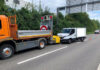 H4 Schaffhausen – Transporter kracht auf Anpralldämpfer