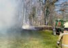 Lampenberg BL – Holzstapel in Brand geraten