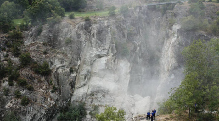 Bitsch VS – Felssturz in der Massaschlucht