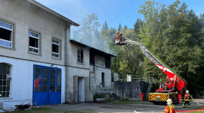 Frauenfeld TG – Brand in Gewerbeliegenschaft