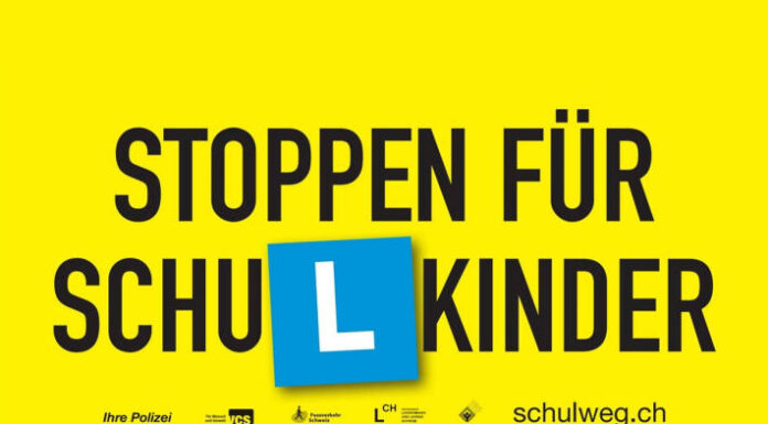 «Stoppen für Schulkinder» – Schulanfang 2022 in weiten Teilen der Schweiz