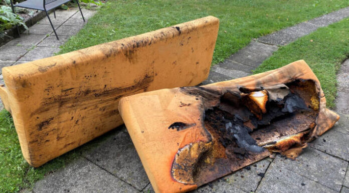 Weinfelden TG – Sofa in Brand geraten