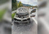 A13 Sennwald SG – Pick-Up in Brand geraten