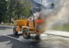 Davos Dorf GR – Dumper in Brand