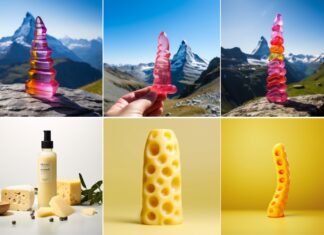 Ganz viel Käse und das Matterhorn: So interpretiert AI Sextoys für die Schweiz