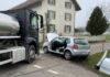 Wängi TG – Kollision zwischen Lastwagen und Auto