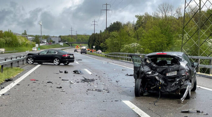 Thurgau – Mehrere Unfälle auf der A7