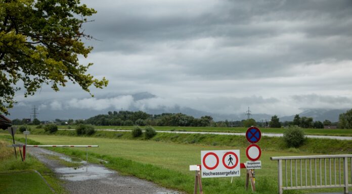 Lage am Alpenrhein ruhig – Rheinvorländer teilweise vorsorglich gesperrt